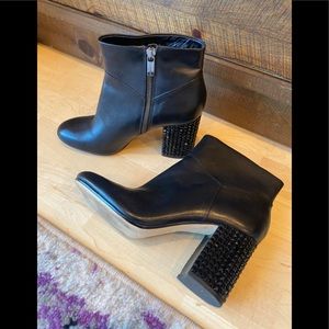 Michael Kors Black Leather Bootie